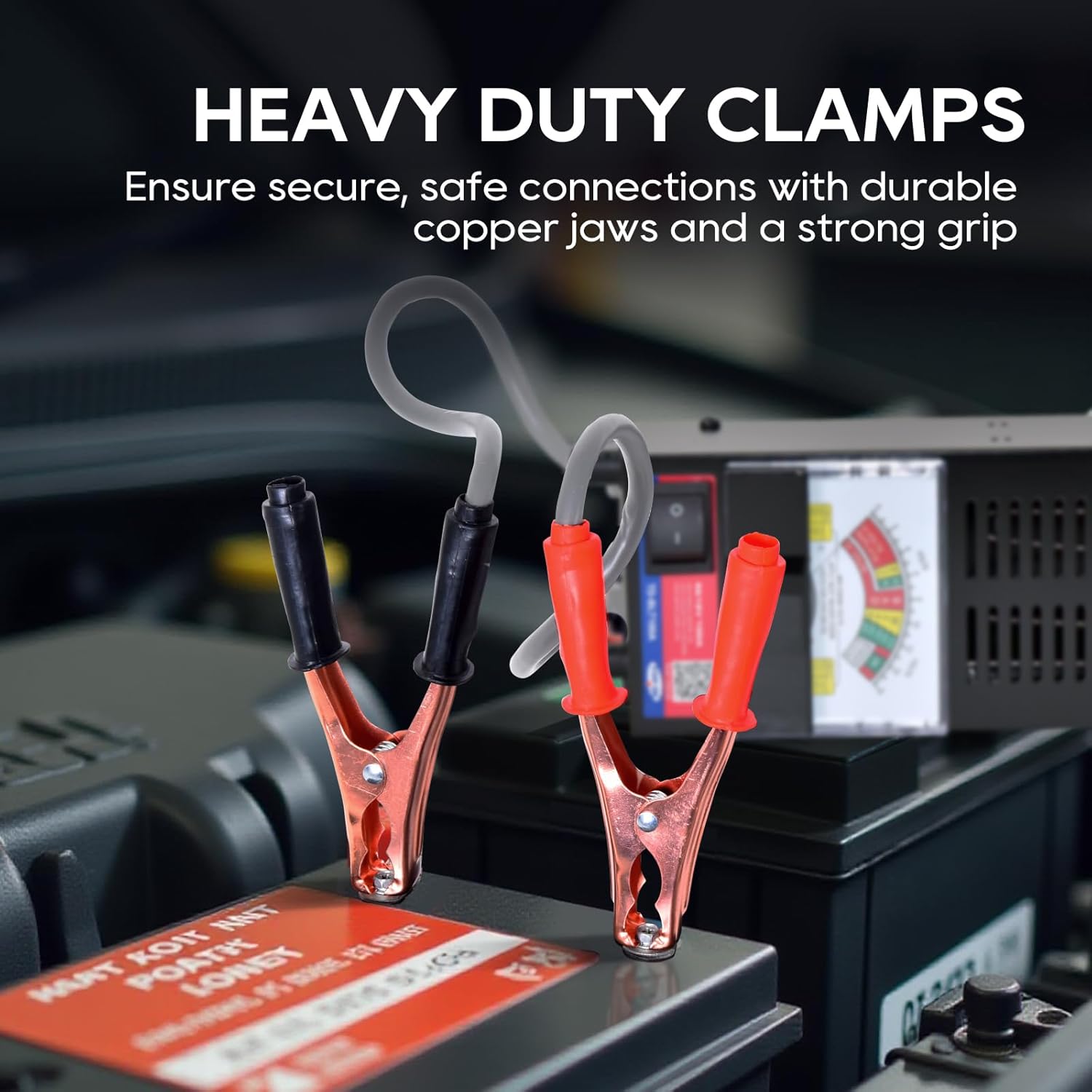 TOPDC Car Battery Tester, 6V/12V, Battery Load Tester 100-1000 CCA